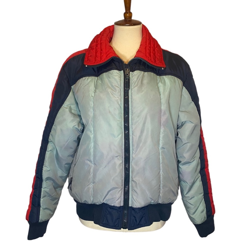 COPY - VTG 70s Stowe Light Blue Puffer Jacket